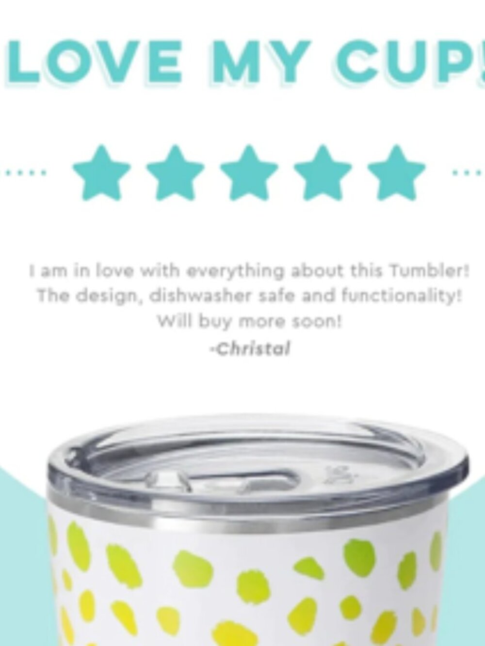 NWT SWIG 22 0z. Wild Child Hot/Cold Insulated Tumbler - Picture 7 of 11